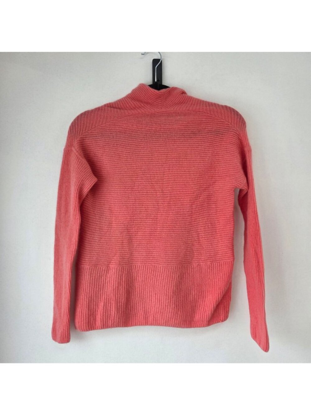 Pure Collection 100% Cashmere Turtleneck Sweater Coral Pink Women's 4 - Picture 2 of 6